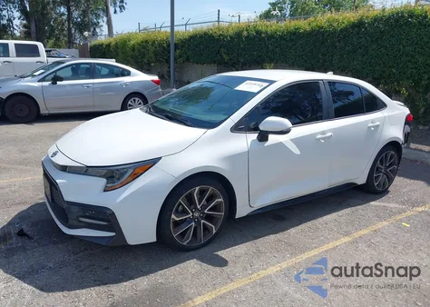 2020 Toyota Corolla Se/Se Nightshade Edition z USA, uszkodzony, nr VIN 5YFS4RCE2LP025209